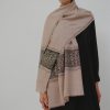 Accessories UNTITLED DESIGN LLP | Yaser Shaw Embroidered Pashmina Shawl,