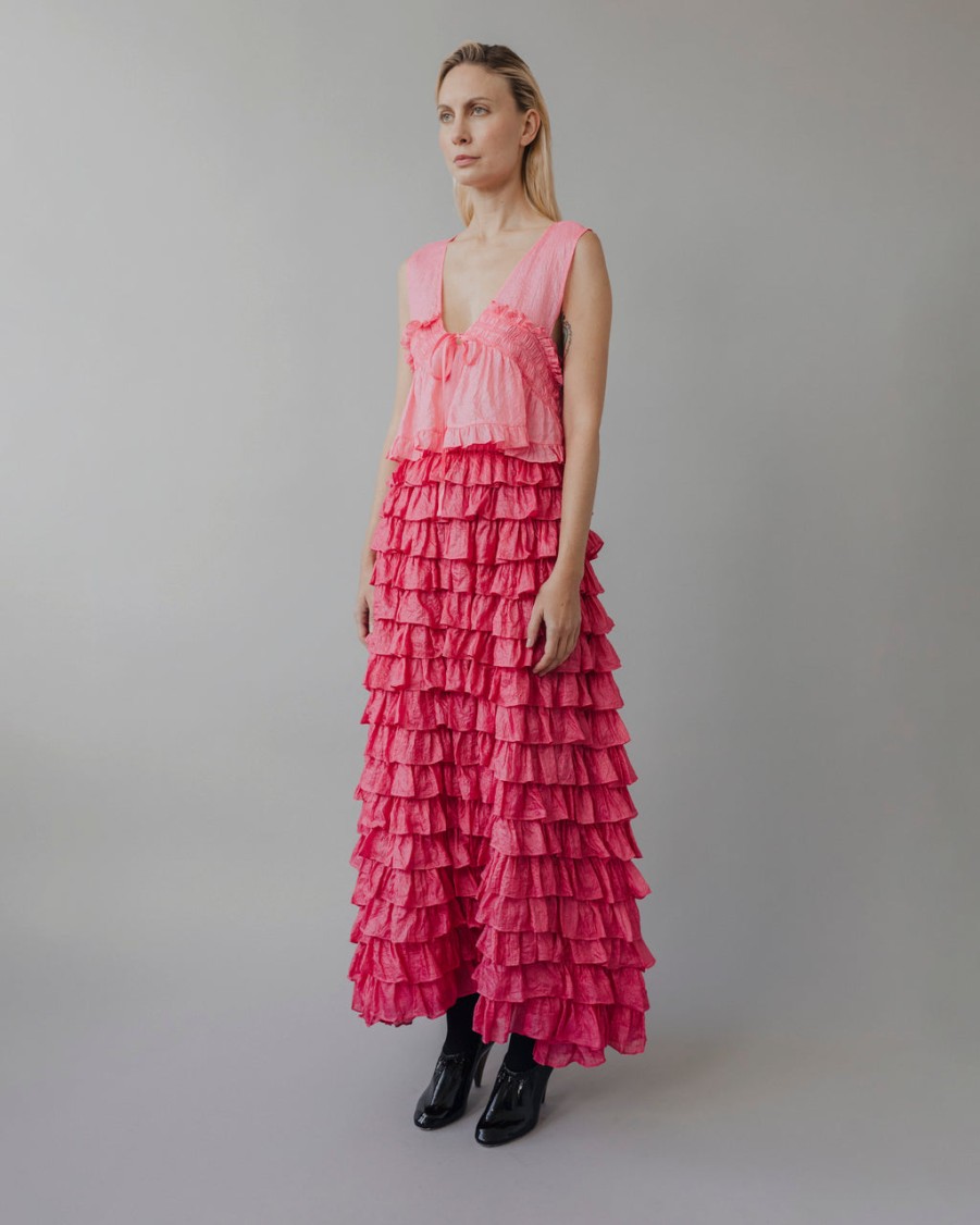 Holiday UNTITLED DESIGN LLP | Edie Ruffle Tussar Top,