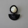 Accessories UNTITLED DESIGN LLP | Black Fan Brooch