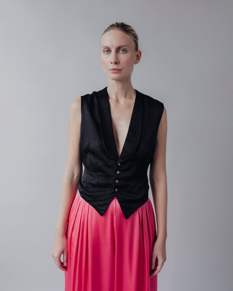 Tops UNTITLED DESIGN LLP | Pablo Satin Vest,